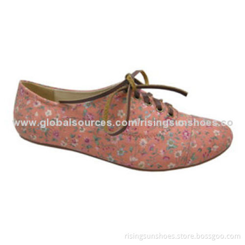 Women's Athletic Shoes, Oxford Style with Fabric Upper, Trendy/Popular for Spring/Summer